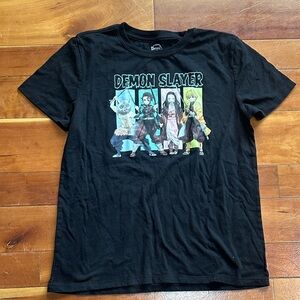 Black Demon Slayer Graphic Tee